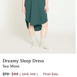Universal Standard sleep dress NWT
